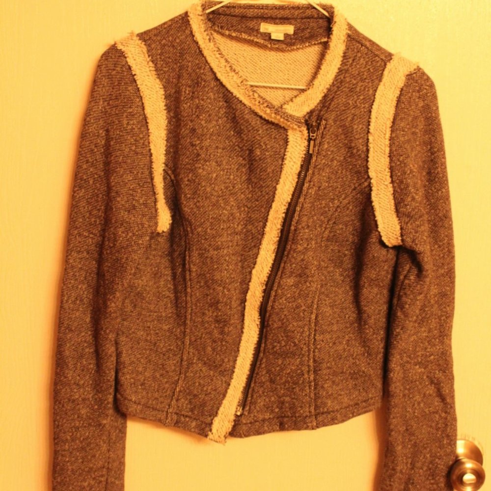 Gap Navy Moto Jacket 100% cotton